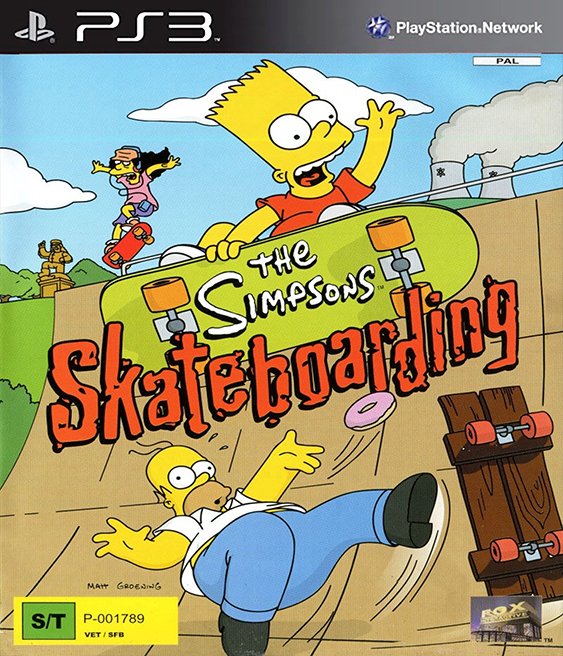 The Simpsons Skateboarding Ps3 Pkg