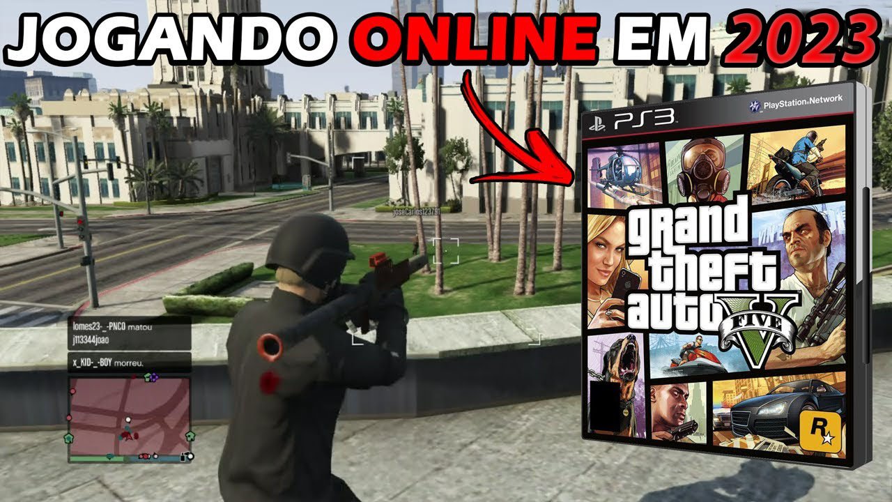 GTA V online no Ps3 (COMO JOGAR) 2023