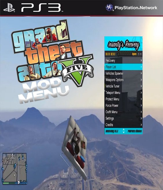 GTA (Mod Menu) Ps3 Pkg (Todas as Versões)