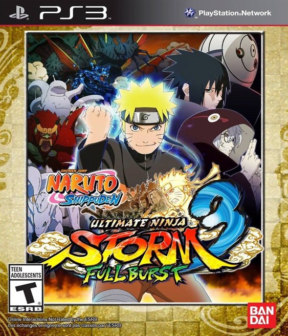 Naruto Shippuden Ultimate Ninja Storm 3 Full Burst Ps3 Pkg PT-BR