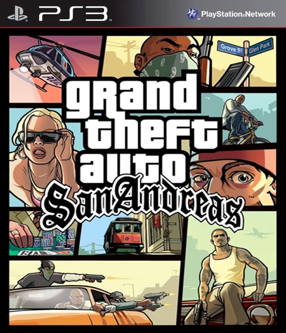 Grand Theft Auto San Andreas HD Ps3 Pkg Pt-Br