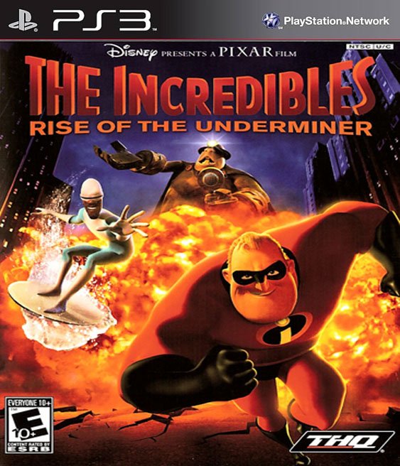 The Incredibles Rise of the Underminer Ps3 Pkg Pt-Br